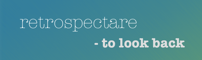 Retrospectare - To Look Back - Retrospectives