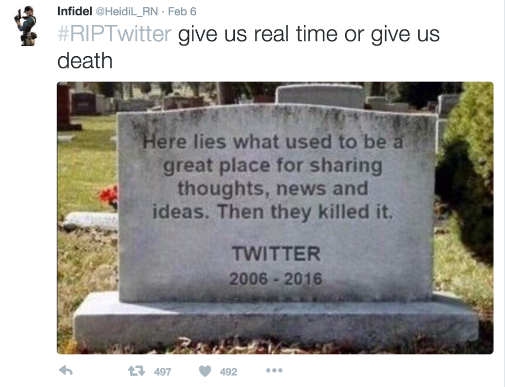 #TwitterRIP