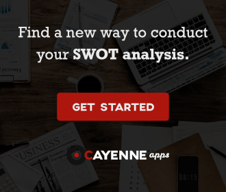 Find a new way to conduct your SWOT analysis with CayenneApps